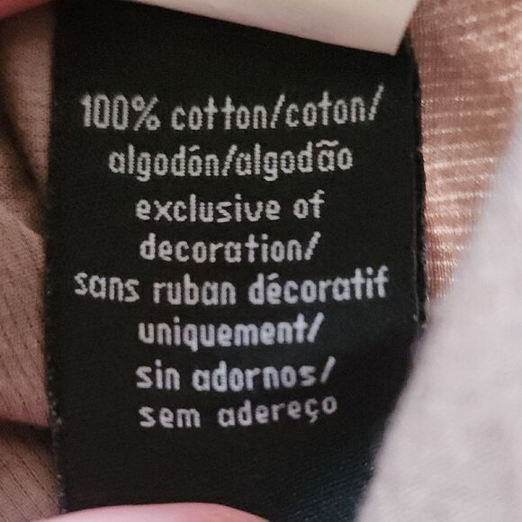 Brown Ruffled Button-Up Shirt Womens XL By Calvin Klein Jeans - Picture 9 of 10